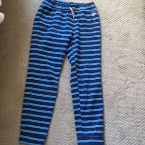 Blue stipe sleep pants